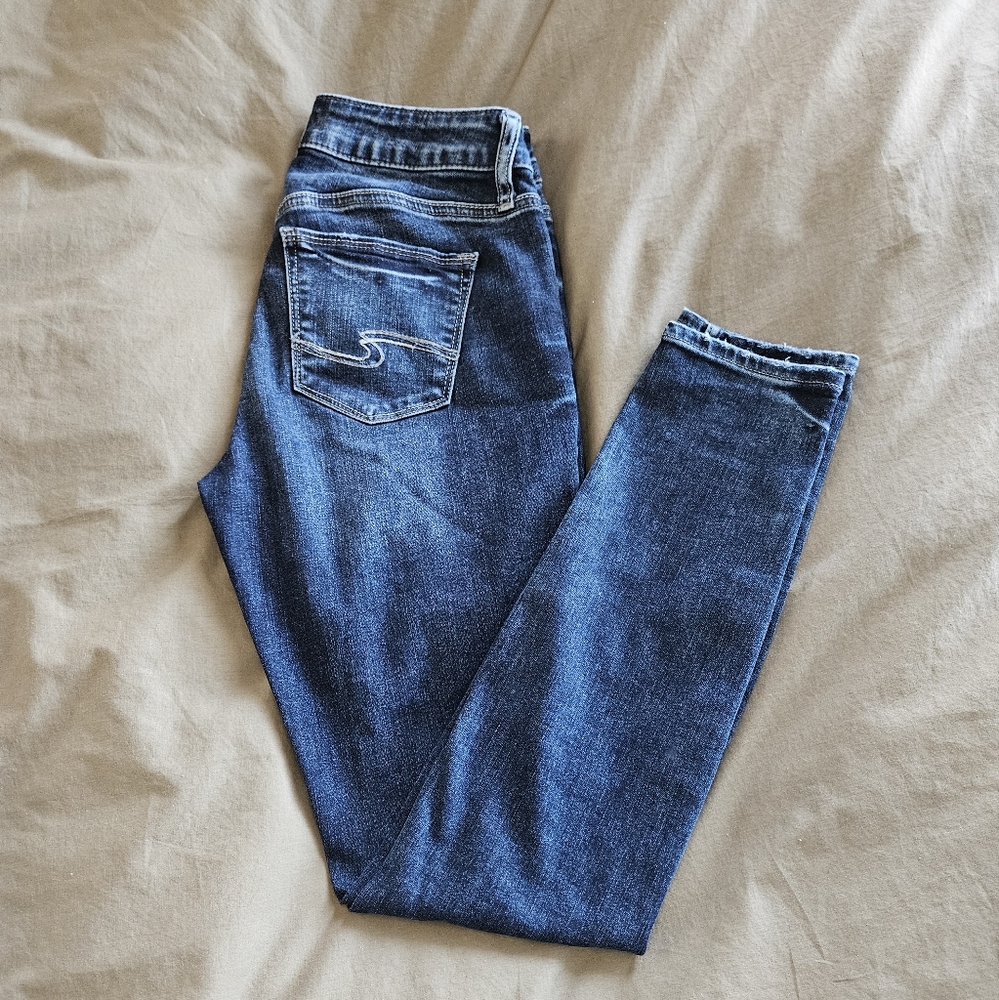 Silver Jeans Blue Skinny Fit Denim